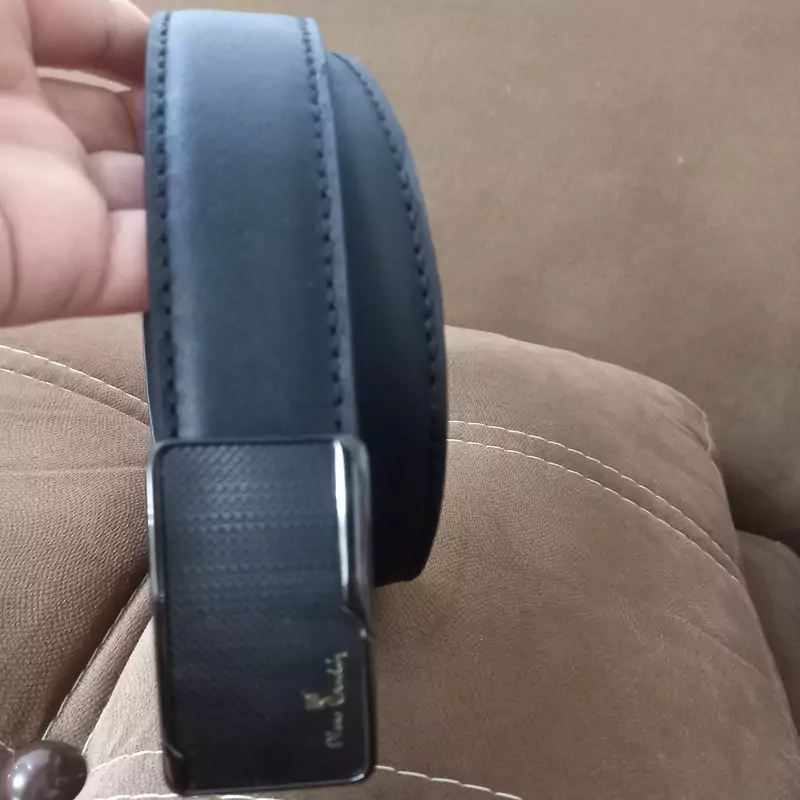 کمربند چرم اصل دورو دست دوز